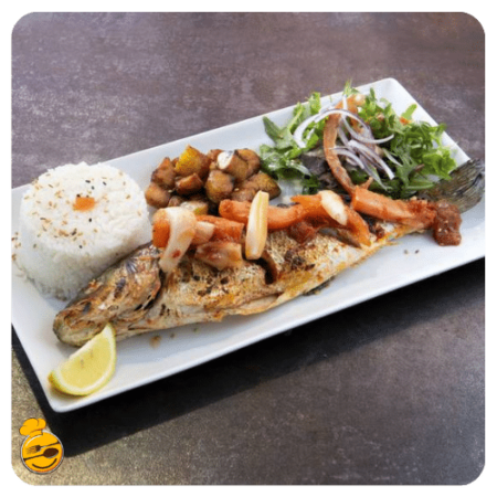Poisson braisé